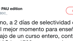 Un estudiante triunfa en redes con este mensaje sobre la Selectividad con el que todo el mundo se siente