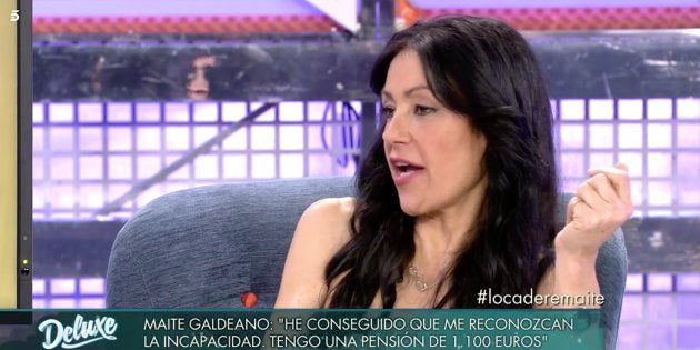 Maite Galdeano en 'Sábado Deluxe'.