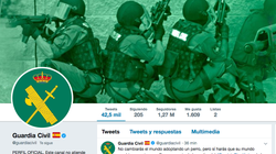 Alberto Garzón, indignado por este 'me gusta' de la Guardia Civil en Twitter: 