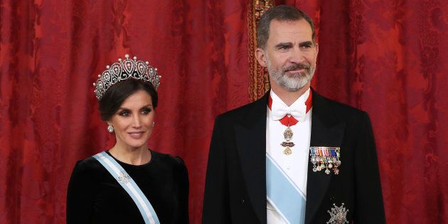 Los reyes Felipe y Letizia, fotografiados en el Palacio Real el 28 de noviembre de 2018.