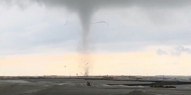 Varios tornados arrasan 150 hectáreas de invernaderos en