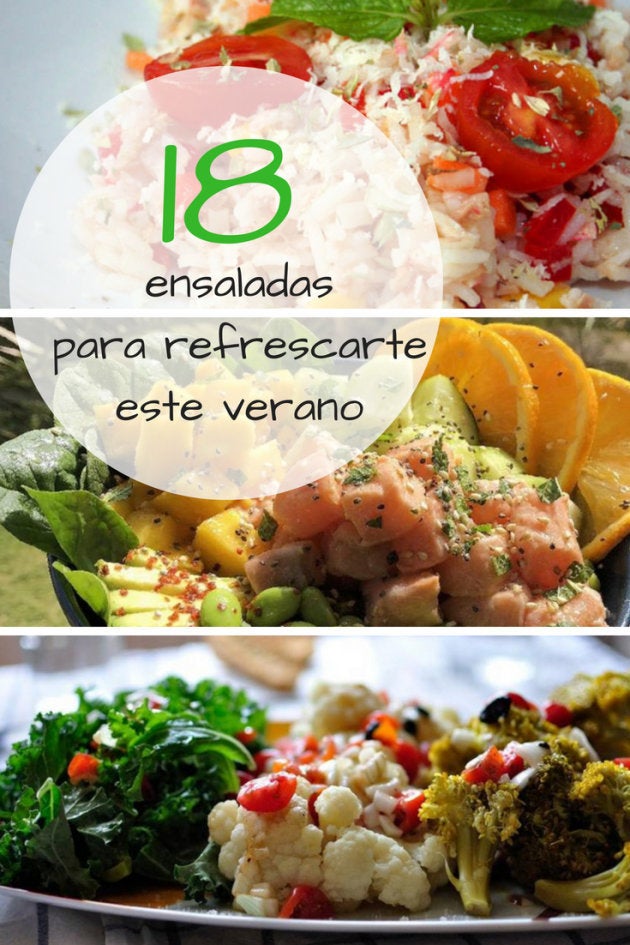 18 ensaladas para refrescarte este