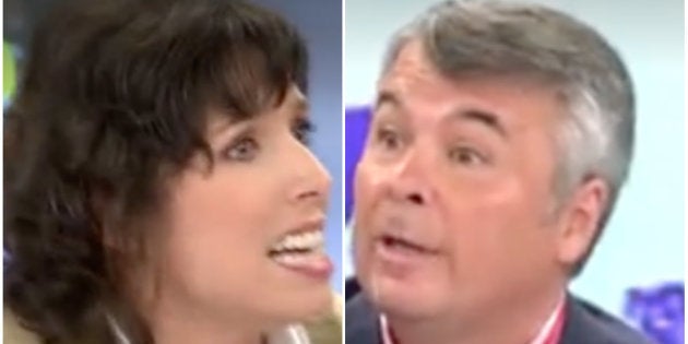 Marta Nebot y Agustín Martínez en 'El Programa de AR' de Telecinco.