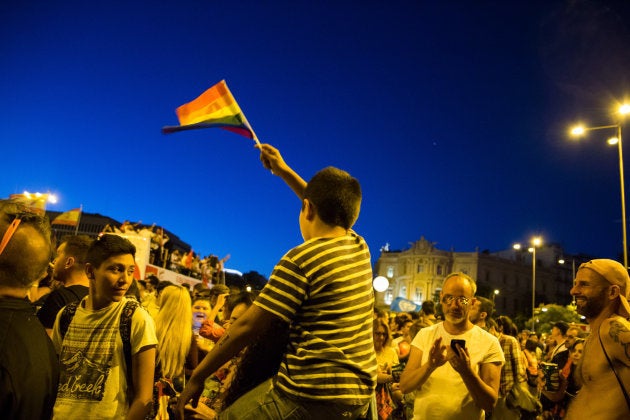 Manifestación del Orgullo LGTBI en Madrid en 2017.