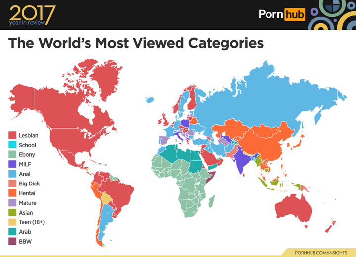 Así se ve porno en el mundo El HuffPost Tendencias