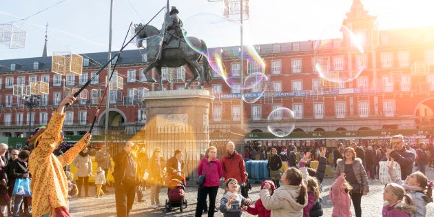 Madrid, plaza Mayor.