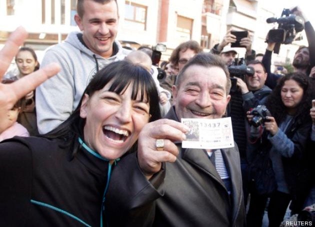 Celebración de El Gordo en 2014