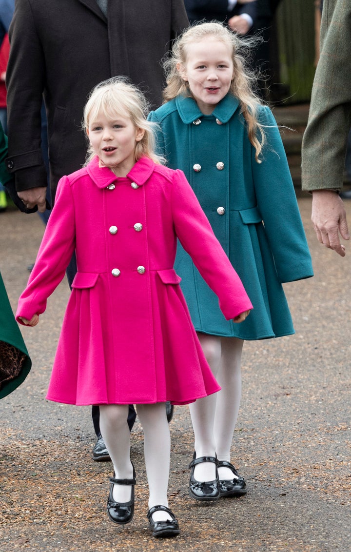 Eight-year-old Savannah and six-year-old Isla.