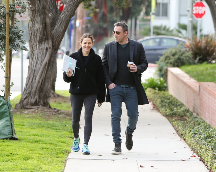 Jennifer Garner and Affleck are seen on February 27, 2019 in Los Angeles.