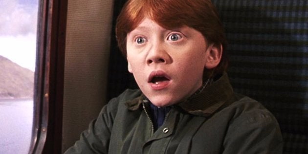 Rupert Grint (Ron Weasley) no puede ver las películas a partir de ... Rupert Grint (Ron Weasley) no puede ver las películas a partir de ...