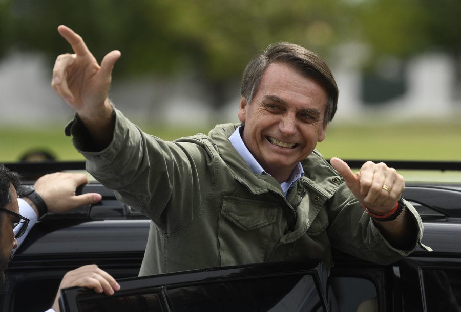 Jair Bolsonaro, presidente de Brasil.