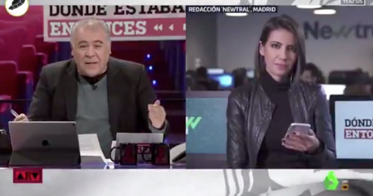 Antonio Garcia Ferreras Da Esquinazo A Ana Pastor En Pleno Directo De Al Rojo Vivo El Huffpost