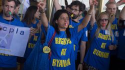 Fomento expedienta a Ryanair por incumplir los derechos de los