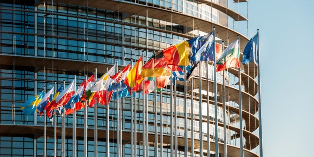 El Parlamento Europeo en Estrasburgo (Francia).