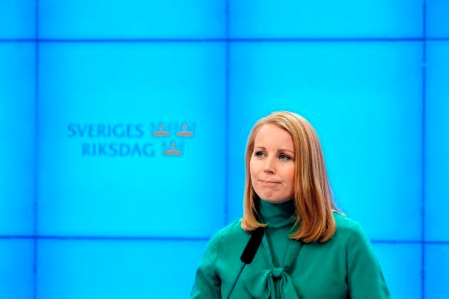 La líder del Partido Centrista, Annie Lööf