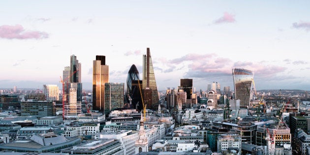 Centro financiero de Londres.