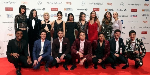 Los concursantes de 'OT 2018' en los Premios Forqué