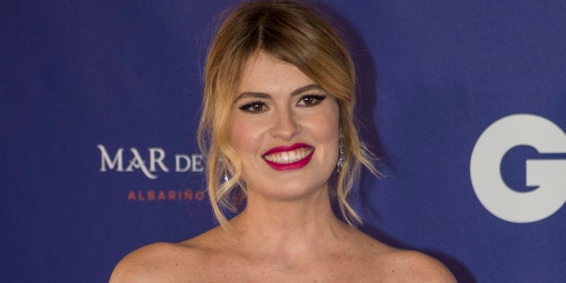La presentadora Adriana Abenia, en los GQ Inconquistables 2018 Awards en Madrid el 31 de mayo de 2018.
