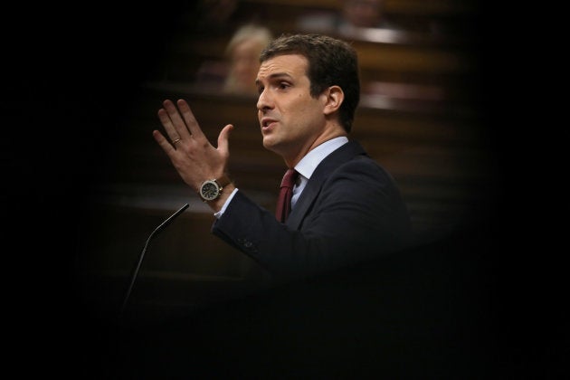 El líder del PP, Pablo Casado.