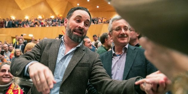 Santiago Abascal, líder de la formación ultraderechista Vox.