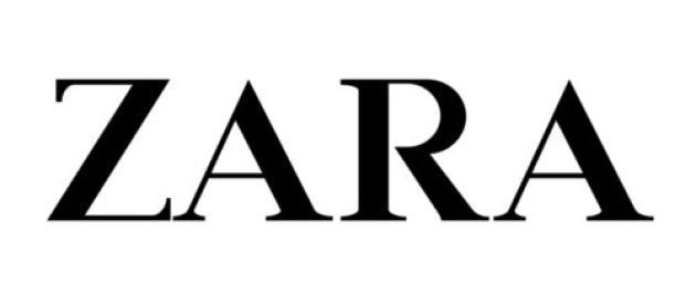 El logo de Zara de 1975 a 2010.