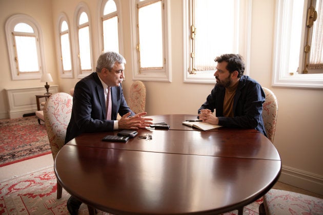 Luis Garicano atienda a 'El HuffPost'.