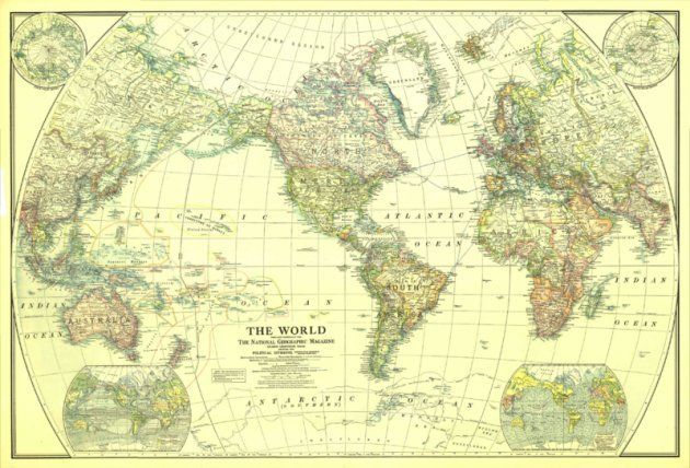 El mapa del mundo que conoces no es el que usan en otras