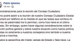 Iglesias se abre a negociar una confluencia con Errejón: 