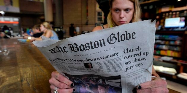 Portada de 'The Boston Globe', que ha promovido la campaña contra Trump.