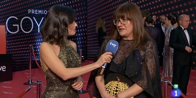 Elena Sánchez entrevista a Isabel Coixet en los Goya