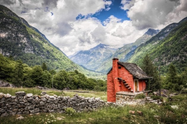 Fotografía de un paisaje.