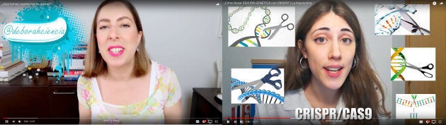 Las youtubers de ciencia Deborah García (