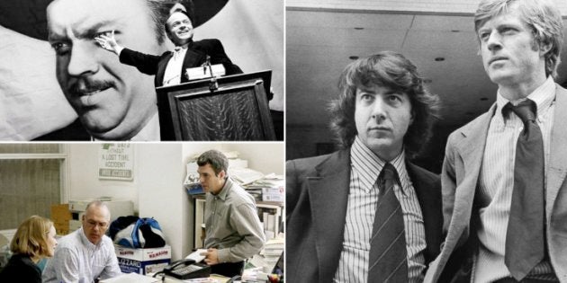 'Ciudadano Kane', 'Spotlight' y 'Todos los hombres del presidente'.