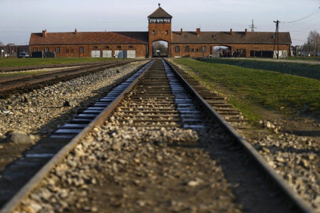Las vías de tren de Auschwitz, en la actualidad.