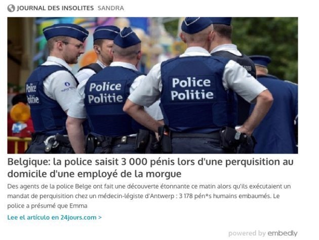 Noticia falsa.