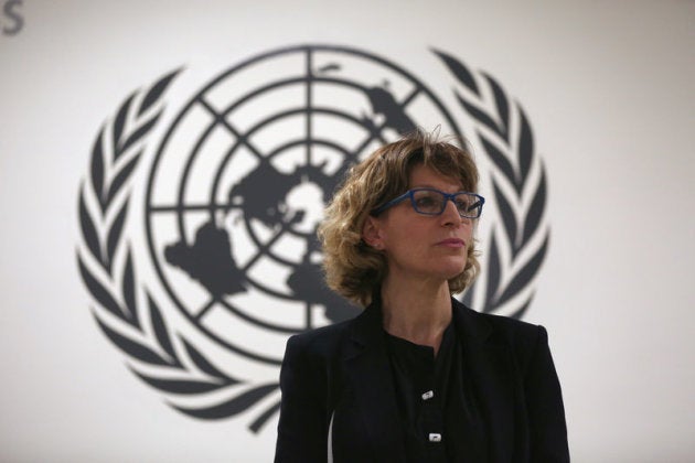 Les éléments réunis par la mission d'enquête de l'Onu démontrent que le journaliste saoudien Jamal Khashoggi a été "victime d'un meurtre brutal et prémédité, préparé et commis par des officiels de l'Etat d'Arabie saoudite". Agnès Callamard (photo), chargée par l'Onu de conduire l'enquête indépendante internationale sur la mort du journaliste, a précisé jeudi que son équipe avait eu accès à des extraits d'enregistrements audio "glaçants et épouvantables" que les services du renseignement turcs ont pu se procurer. /Photo d'archives/REUTERS/Jose Cabezas