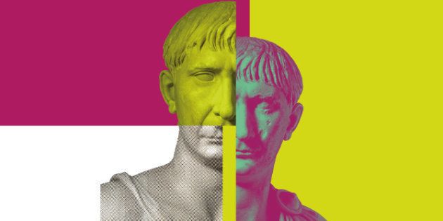 Cartel de la exposición 'Traiano. Costruire l’Impero, creare l’Europa' (Museo di Traiano Museo dei Fori Imperiale, hasta el 16 de septiembre de 2018)