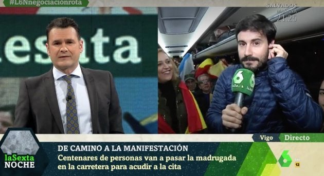 Iñaki López en 'LaSexta Noche'.