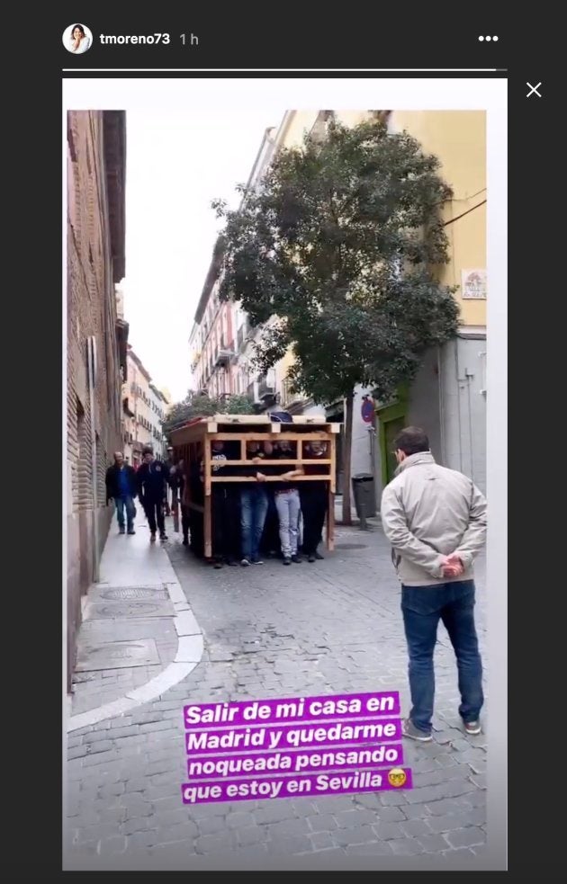 Ensayo de una procesión.