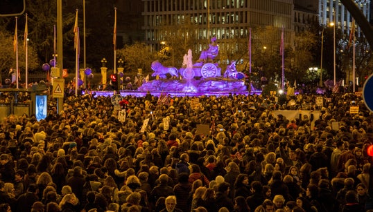 Las fotos de la manifestación feminista en