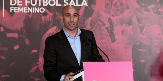 El presidente de la Federación Española, Luis Rubiales.