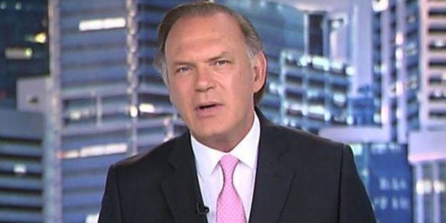 Pedro Piqueras, en Informativos Telecinco.