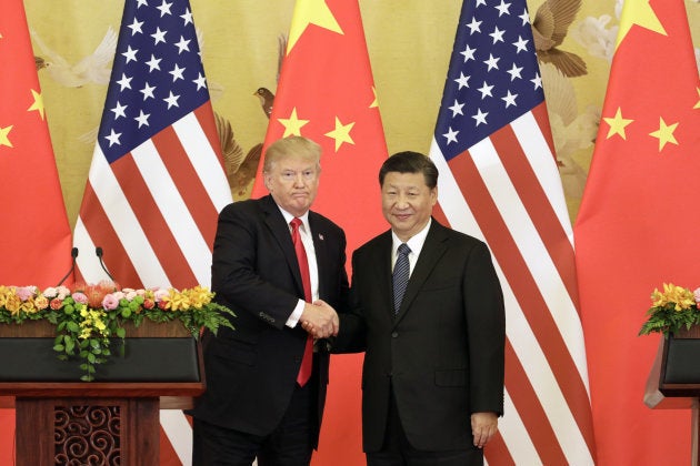 El presidente de EEUU, Donald Trump, y su homólogo chino, Xi Jinping, durante su encuentro en Pekín del pasado noviembre.