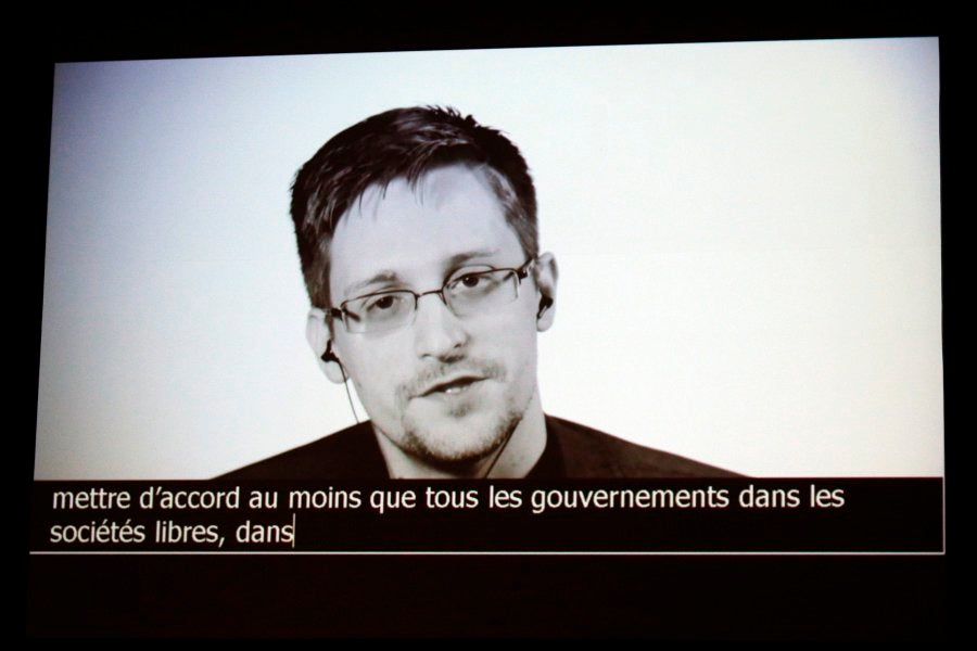 Edward Snowden.