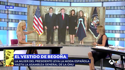 Carmen Lomana en 'Espejo Público' sobre el vestido de la mujer de Pedro Sánchez: 