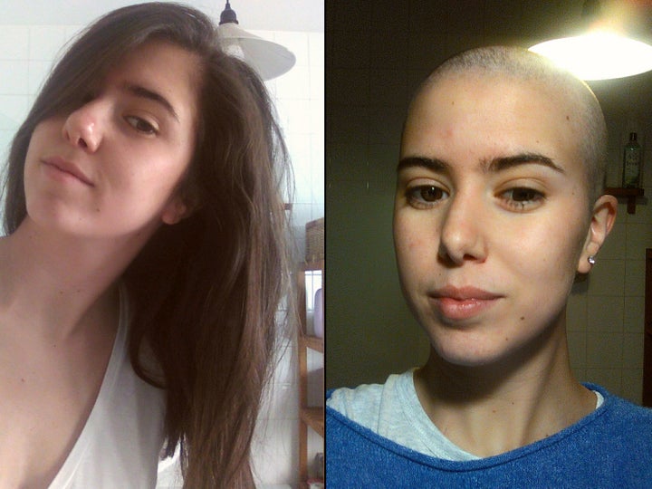 María de la Villa publicó en su blog cómo le quedaba el nuevo look a consecuencia de la quimioterapia.