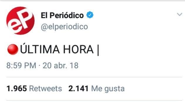 Las respuestas a este tuit de 'El Periódico' son lo mejor que verás