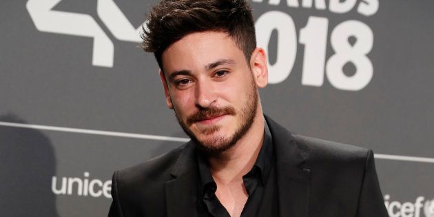 Singer Luis Cepeda at photocall of 40 Principales Awards nominees event, in Madrid, on Thursday , 13 September 2018.