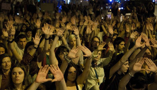 (FOTOS) La manifestación en contra de la sentencia de 'La Manada' en