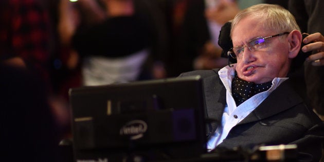 Stephen Hawking en un acto en Cambridge en noviembre de 2017.